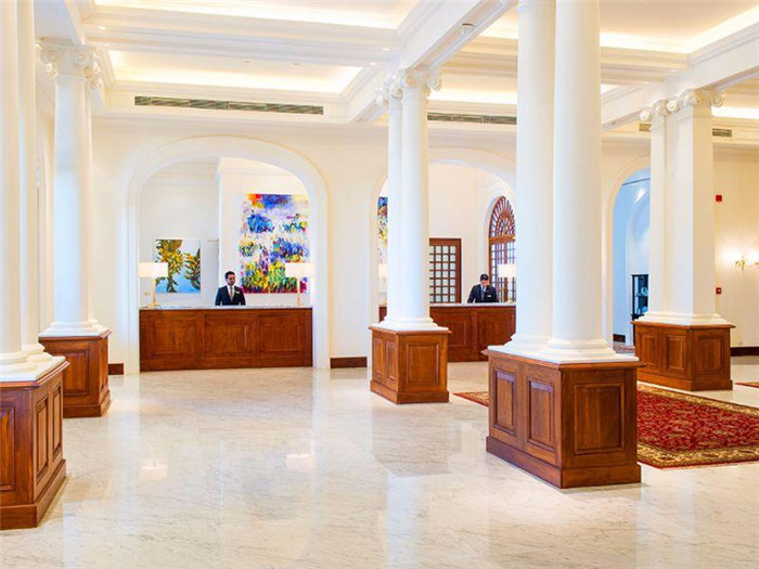 奢華的酒店室內(nèi)空間：酒店大堂及前臺(tái)