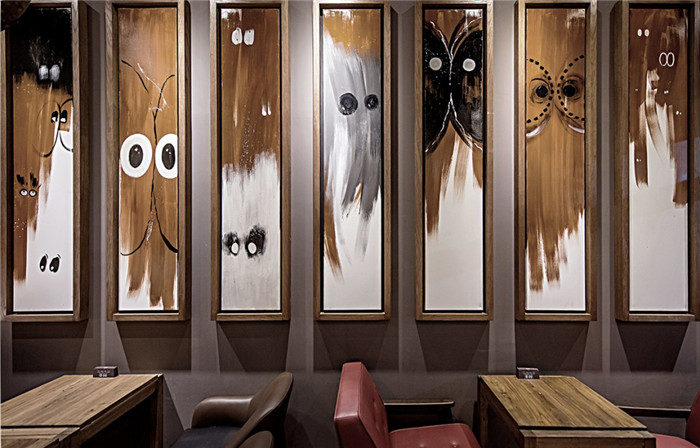 現(xiàn)代藝術(shù)餐廳室內(nèi)設(shè)計
