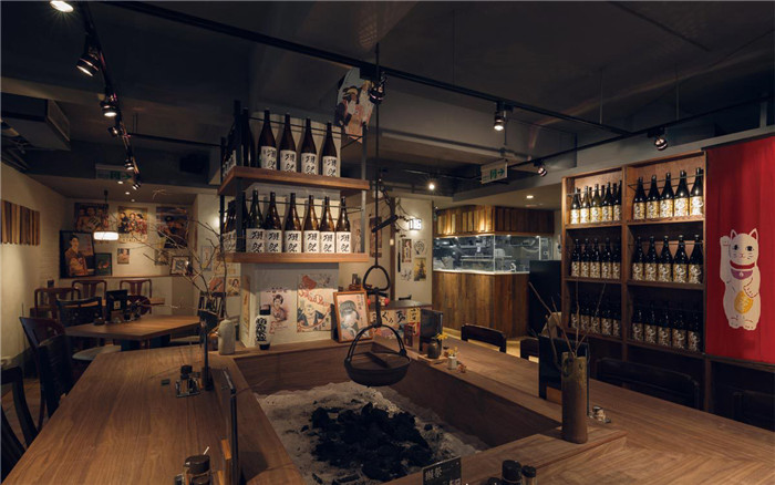 日式料理餐廳吧臺(tái)設(shè)計(jì)圖