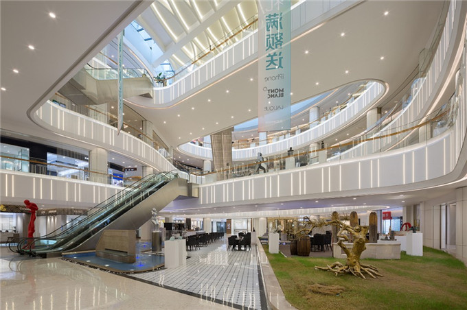 簡約純凈的建材商場設計案例