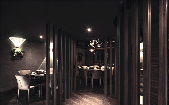 銅花海鮮鍋物餐廳動線設(shè)計