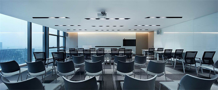 美的地產(chǎn)公司總部現(xiàn)代簡(jiǎn)約風(fēng)辦公室設(shè)計(jì)案例