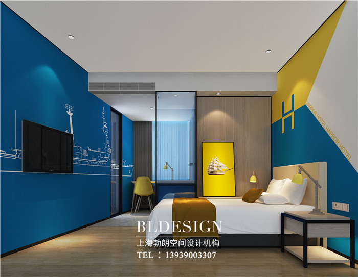 鄭州哈泊特色時尚酒店客房設(shè)計效果圖