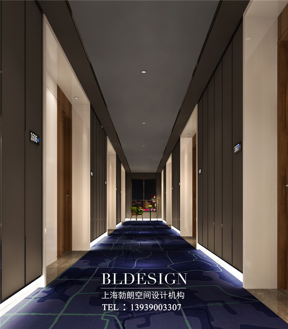 滄州喜達(dá)爾酒店客房走廊設(shè)計(jì)方案