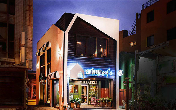 米拉貝爾歐式餐廳外觀設計效果圖