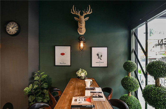 北歐風休閑餐廳裝修設計效果圖