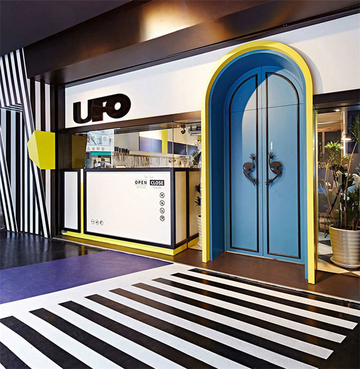 科幻主題餐廳入門(mén)設(shè)計(jì)圖