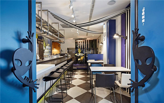UFO科幻主題餐廳裝修設(shè)計(jì)案例
