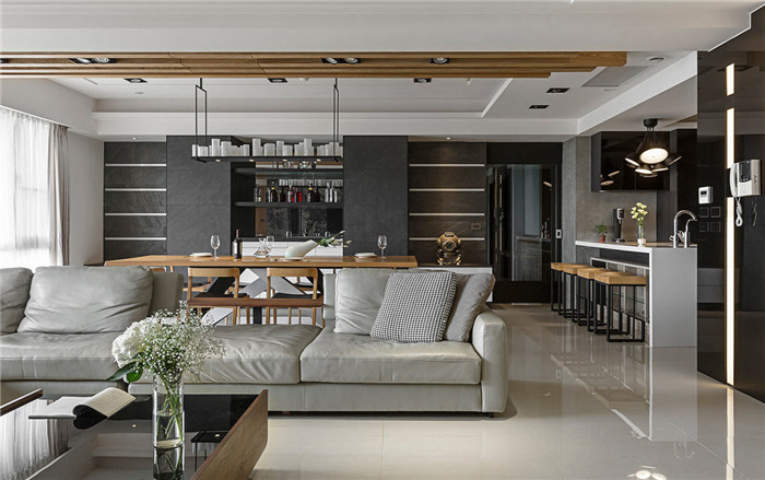 現(xiàn)代日式禪風(fēng)與工業(yè)風(fēng)混搭的別墅設(shè)計案例