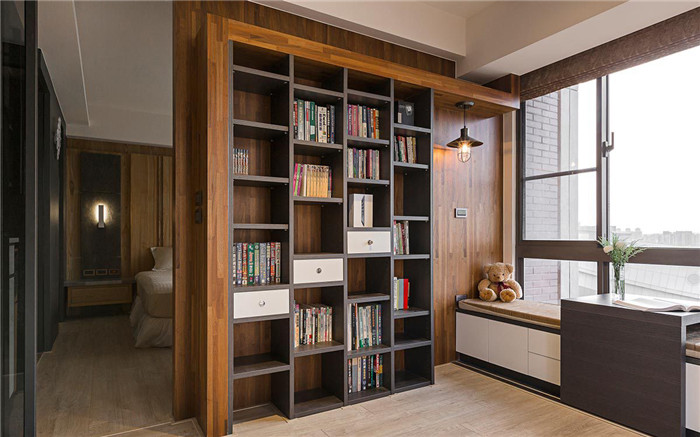 現(xiàn)代日式禪風(fēng)別墅書房設(shè)計
