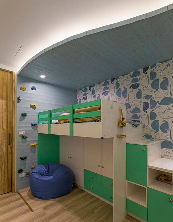 別墅兒童房設(shè)計(jì)圖