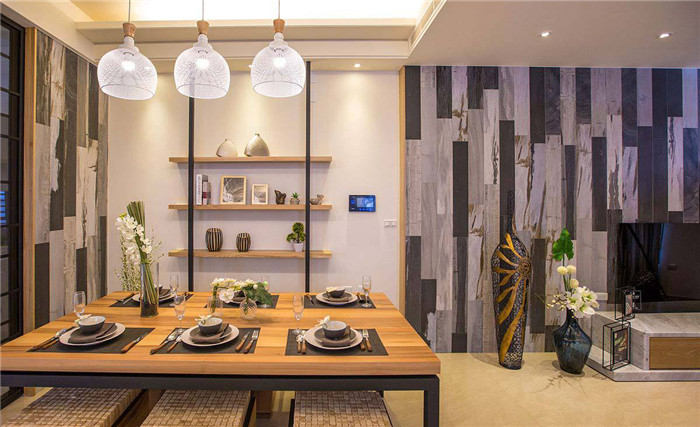 現(xiàn)代風(fēng)格別墅樣板間餐廳設(shè)計(jì)效果圖