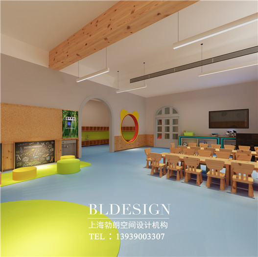 鄭州茉莉寶貝高端幼兒園教室裝修設計方案效果圖  