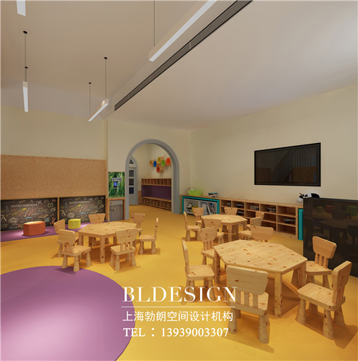 鄭州茉莉寶貝高端幼兒園手工教室設計方案效果圖  