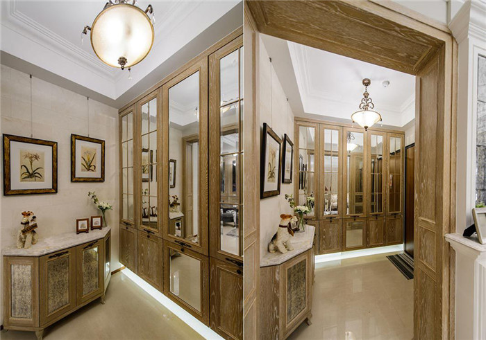 法式鄉(xiāng)村別墅玄關(guān)設(shè)計(jì)方案