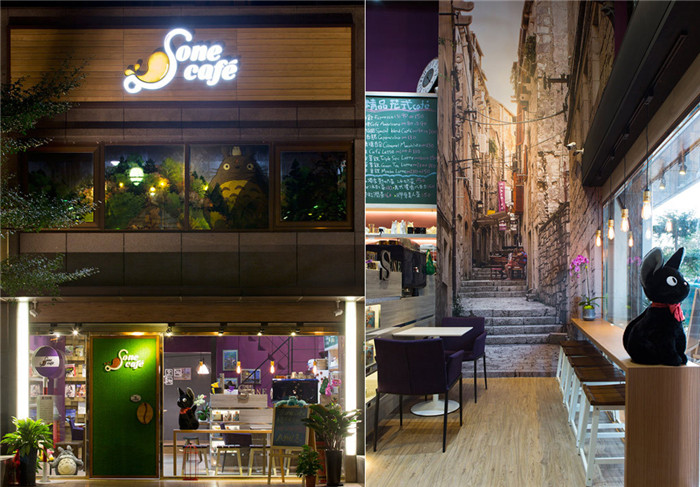 宮崎駿動漫主題咖啡廳設計效果圖