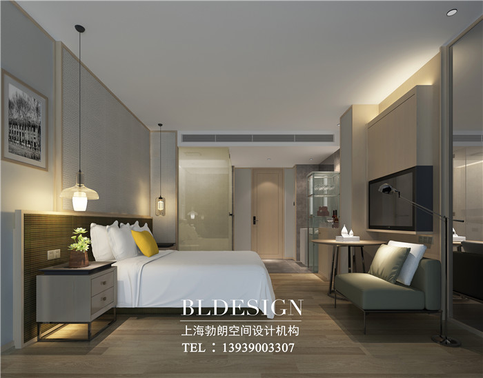 鄭州文舍精品酒店大床房裝修設(shè)計(jì)方案