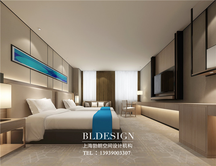 洛陽圖寧精品商務(wù)酒店標(biāo)準(zhǔn)間設(shè)計效果圖