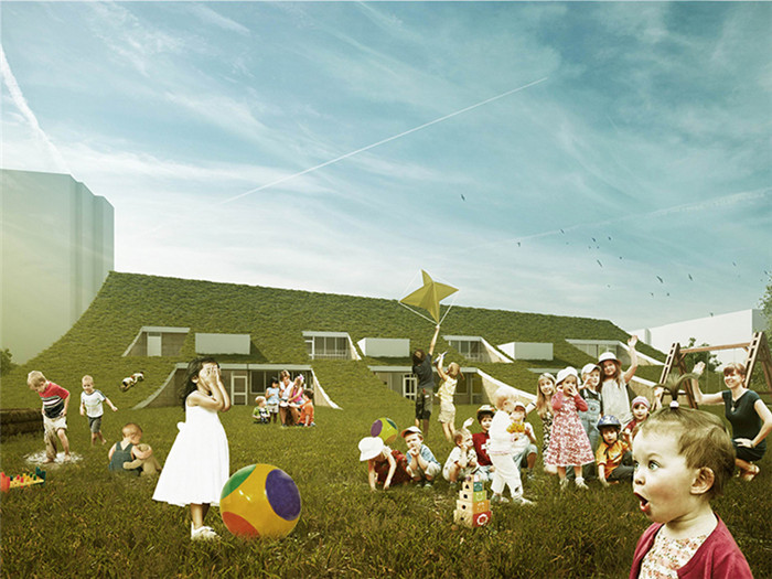 幼兒園屋頂草坪設(shè)計(jì)圖