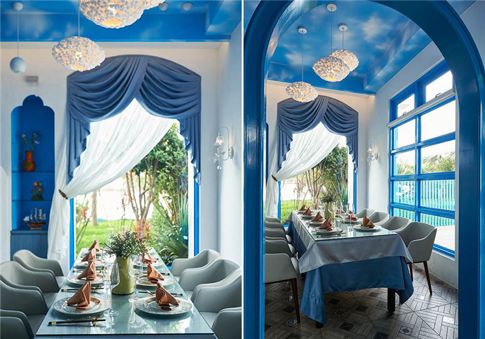 海洋餐廳包房設(shè)計(jì)效果圖