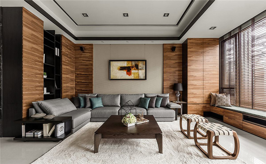 鄭州現(xiàn)代禪意自然·光感獨(dú)棟別墅裝修設(shè)計(jì)案例