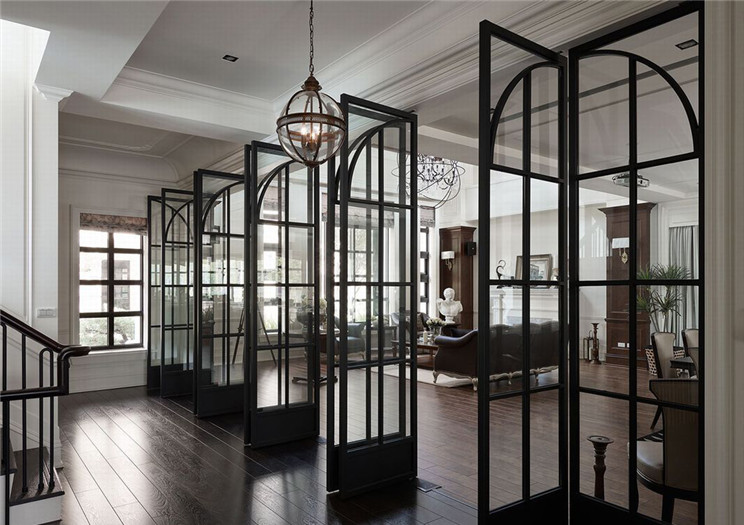 信陽大器美式別墅樣板間裝修設(shè)計案例