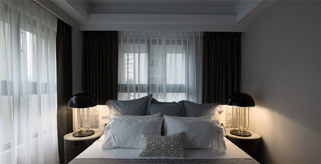 漯河一品花園輕古典現(xiàn)代風(fēng)樣板間裝修設(shè)計(jì)方案-樣板間次臥