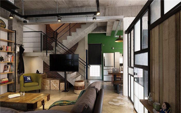 個(gè)性工業(yè)風(fēng)豪宅室內(nèi)設(shè)計(jì)方案