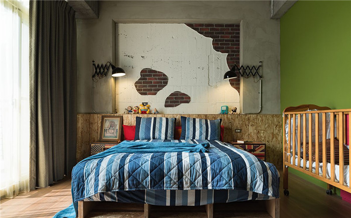 工業(yè)風(fēng)主臥設(shè)計(jì)圖