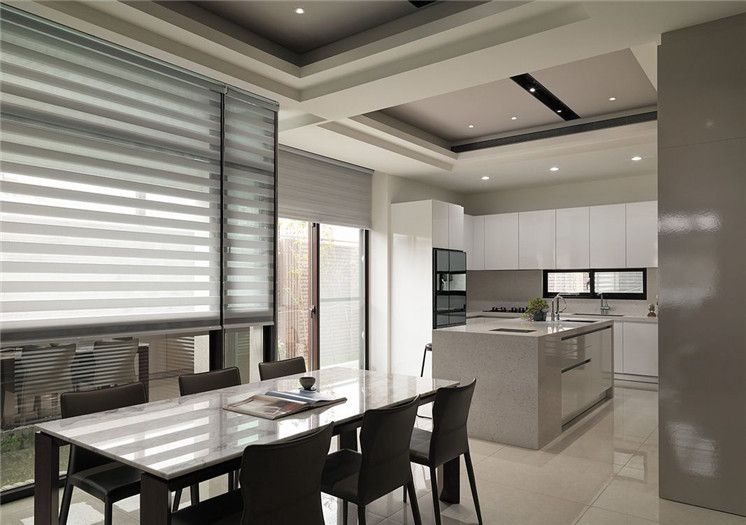 四世同堂   五層獨(dú)棟大家族東方情懷別墅設(shè)計(jì)案例-廚房設(shè)計(jì)