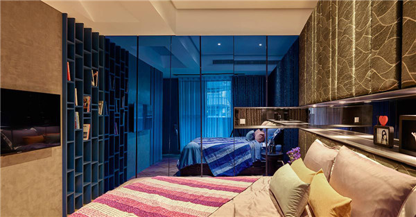 前衛(wèi)時尚的別墅主臥設(shè)計效果圖