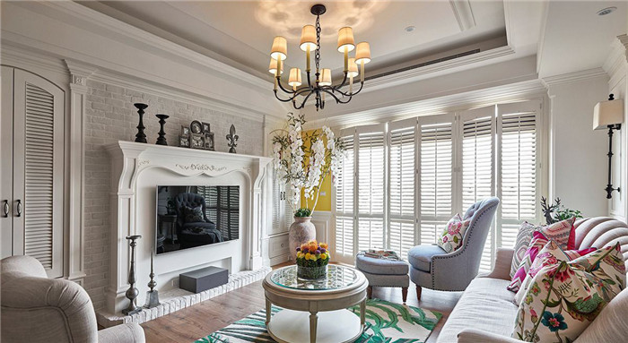 法式鄉(xiāng)村三層獨(dú)棟別墅裝修設(shè)計(jì)案例  打造南法貴族的秘密花園