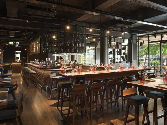 緬甸仰光G時尚連鎖酒店餐廳設計方案