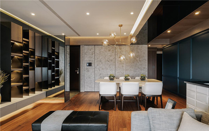 都市綠洲  現(xiàn)代藝術(shù)人文時尚小型豪宅裝修設(shè)計圖