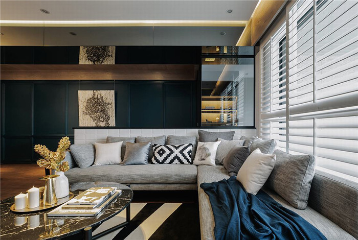 都市綠洲  現(xiàn)代藝術(shù)人文時尚小型豪宅裝修設(shè)計圖