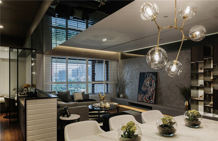 都市綠洲  現(xiàn)代藝術(shù)人文時尚小型豪宅裝修設(shè)計圖