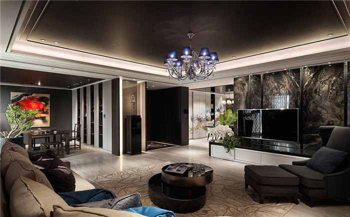 如五星級(jí)飯店般的中西合璧高端別墅裝修設(shè)計(jì)案例