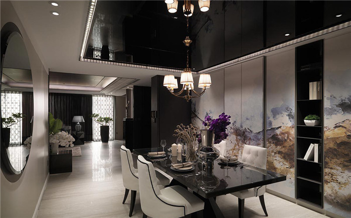 如五星級(jí)飯店般的中西合璧高端別墅裝修設(shè)計(jì)案例