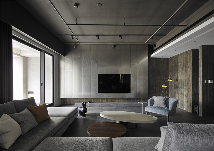 工業(yè)風人文別墅豪宅裝修設計案例