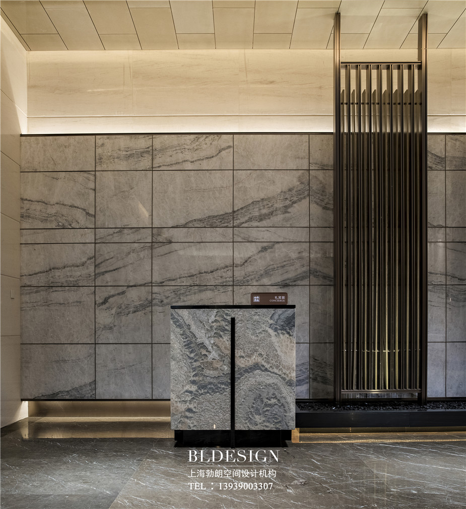 鄭州銘匯文華酒店大堂入口裝修設(shè)計實景圖