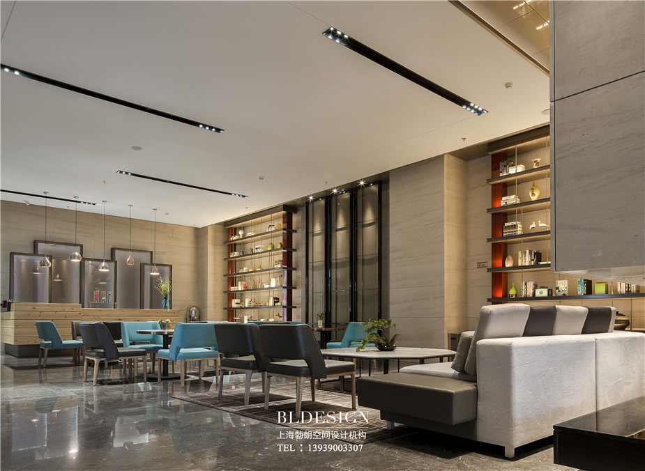 鄭州銘匯文華酒店迷迭香大堂吧裝修設(shè)計實景圖