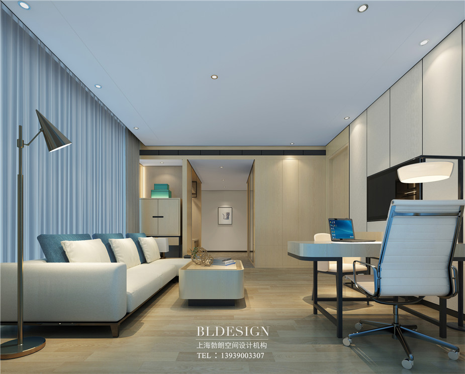 鄭州銘匯文華酒店標(biāo)準(zhǔn)客房設(shè)計效果圖