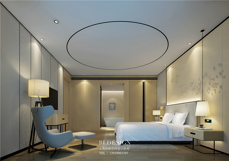 鄭州銘匯文華酒店標(biāo)準(zhǔn)客房設(shè)計效果圖