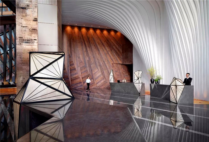 西安君悅酒店大堂設(shè)計(jì)