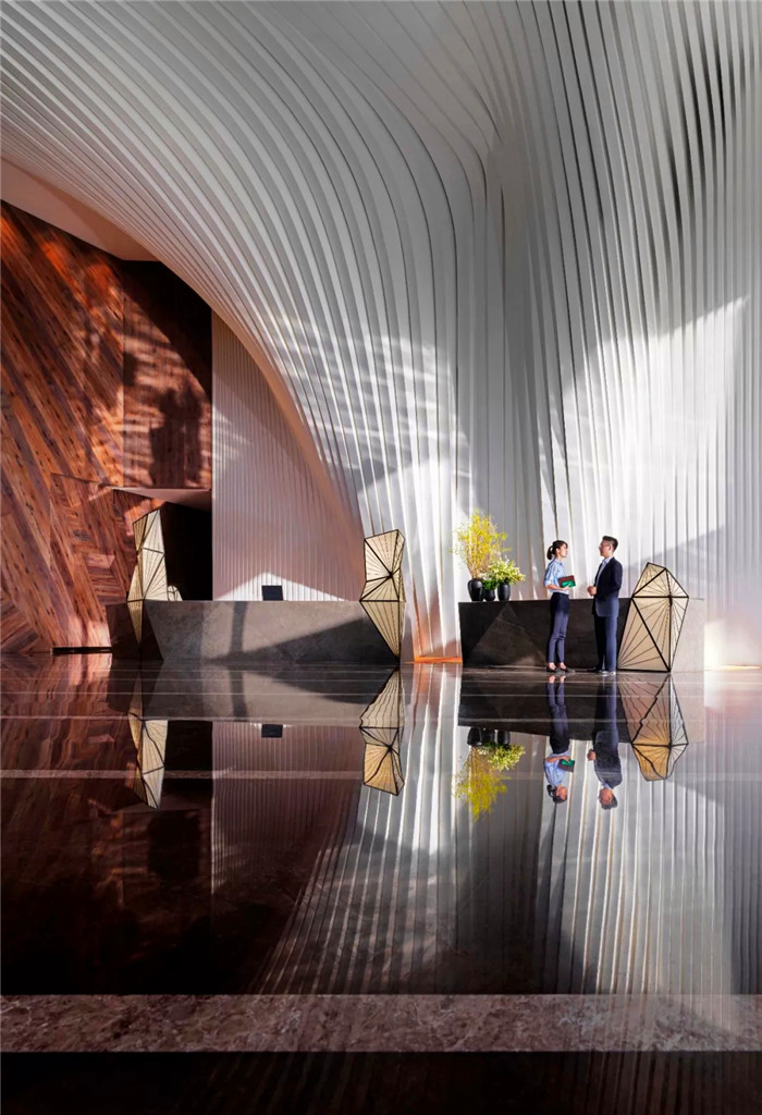 西安君悅酒店大堂設(shè)計(jì)