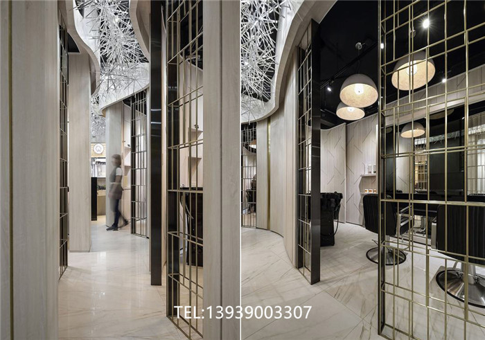 輕奢風(fēng)藝術(shù)美發(fā)沙龍會(huì)所設(shè)計(jì)案例