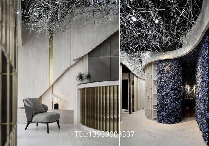 鄭州藝術(shù)風(fēng)美發(fā)沙龍會(huì)所裝修設(shè)計(jì)圖