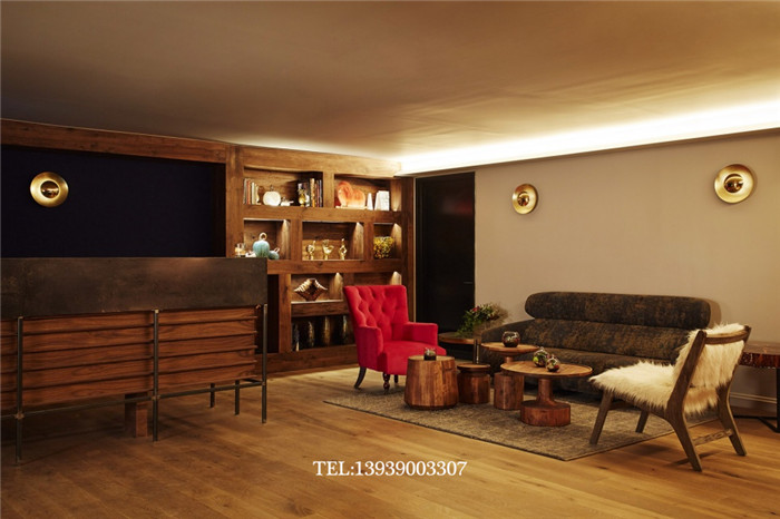 工業(yè)復(fù)古風(fēng)Williamsburg酒店大堂設(shè)計(jì)方案