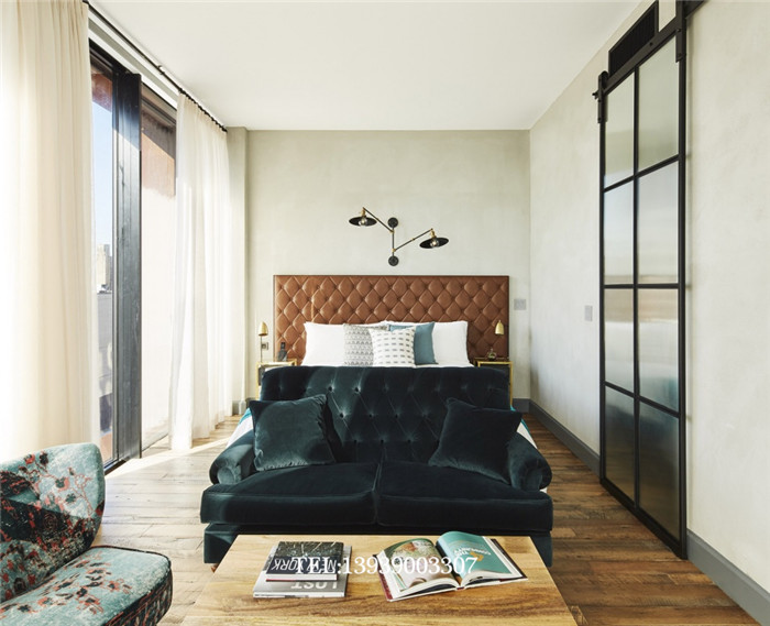 工業(yè)復(fù)古風(fēng)Williamsburg酒店客房設(shè)計(jì)方案