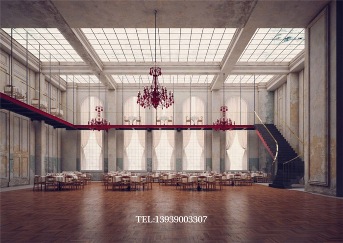 工業(yè)復(fù)古風(fēng)Williamsburg酒店宴會(huì)廳設(shè)計(jì)方案